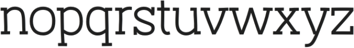 Austral Slab Light otf (300) Font LOWERCASE