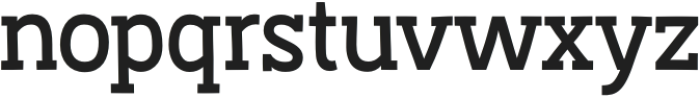 Austral Slab Medium otf (500) Font LOWERCASE