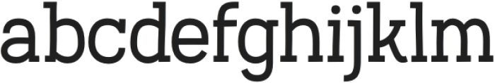 Austral Slab Regular otf (400) Font LOWERCASE