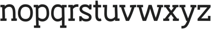 Austral Slab Regular otf (400) Font LOWERCASE