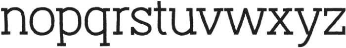 Austral Slab Rough Light otf (300) Font LOWERCASE