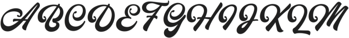 Austria Script otf (400) Font UPPERCASE