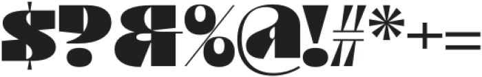 Austro Typeface Regular otf (400) Font OTHER CHARS