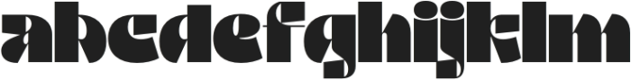 Austro Typeface Regular otf (400) Font LOWERCASE