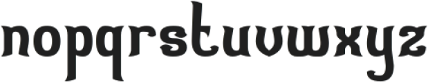Austronesia Bold otf (700) Font LOWERCASE