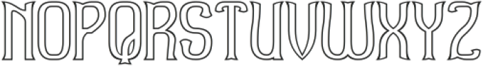 Austronesia-Hollow otf (400) Font UPPERCASE