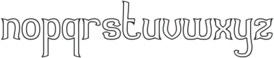 Austronesia-Hollow otf (400) Font LOWERCASE