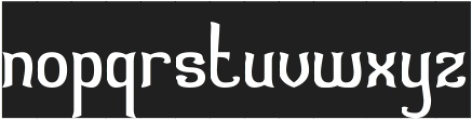 Austronesia-Inverse otf (400) Font LOWERCASE