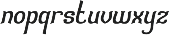 Austronesia Italic otf (400) Font LOWERCASE
