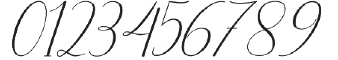 Austtina slant otf (400) Font OTHER CHARS