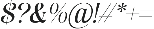 AustynsSakyra-Italic otf (400) Font OTHER CHARS