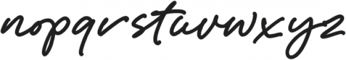 Autentico realistic handwriting otf (400) Font LOWERCASE