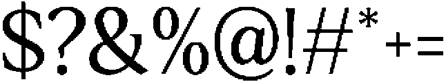 Autheka Regular otf (400) Font OTHER CHARS