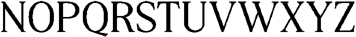 Autheka Regular otf (400) Font UPPERCASE