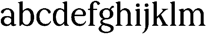 Autheka Regular otf (400) Font LOWERCASE