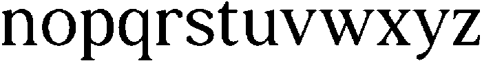 Autheka Regular otf (400) Font LOWERCASE