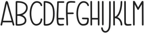 Authemia Sans otf (400) Font UPPERCASE