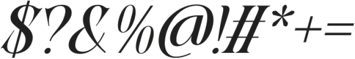 AuthenChastro-Italic otf (400) Font OTHER CHARS