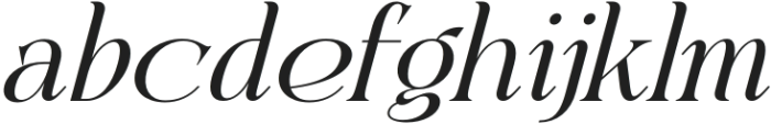 AuthenChastro-Italic otf (400) Font LOWERCASE