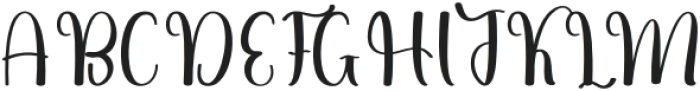 Authententic Regular otf (400) Font UPPERCASE