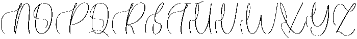 Authentic Ballpoint Regular otf (400) Font UPPERCASE