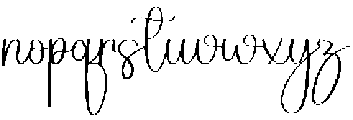 Authentic Ballpoint Regular otf (400) Font LOWERCASE