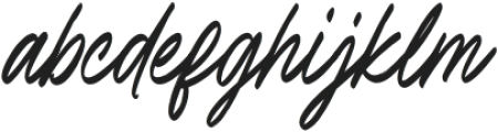 Authentic Black Regular otf (900) Font LOWERCASE