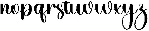 Authentic Christmas Regular otf (400) Font LOWERCASE