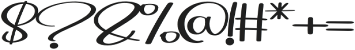 Authentic Handmade Regular otf (400) Font OTHER CHARS