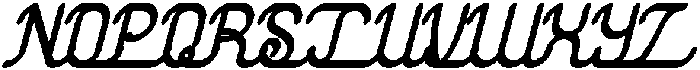 Authentic Love Bold otf (700) Font UPPERCASE