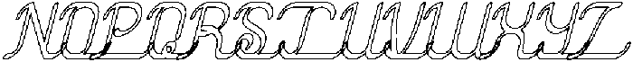 Authentic Love-Hollow otf (400) Font UPPERCASE