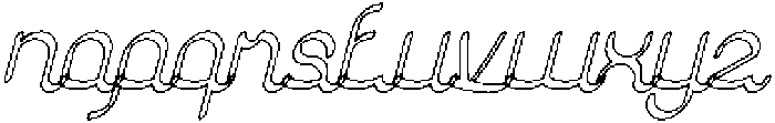 Authentic Love-Hollow otf (400) Font LOWERCASE
