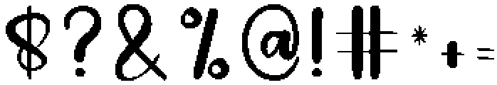 Authentic Regular otf (400) Font OTHER CHARS