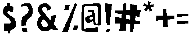 Authentic Scratch  Regular otf (400) Font OTHER CHARS