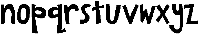 Authentic Scratch  Regular otf (400) Font LOWERCASE
