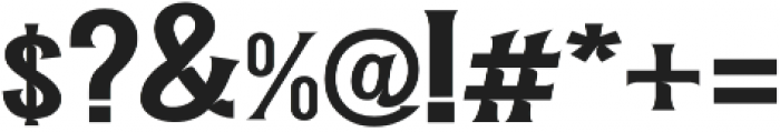 Authentic Serif  Regular otf (400) Font OTHER CHARS