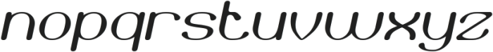Authentic Style Italic otf (400) Font LOWERCASE