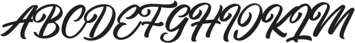 Autho Youthful otf (400) Font UPPERCASE