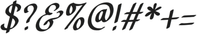 Author Desire Bold Italic otf (700) Font OTHER CHARS