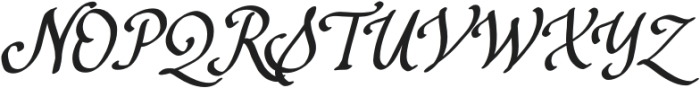 Author Desire Bold Italic otf (700) Font UPPERCASE