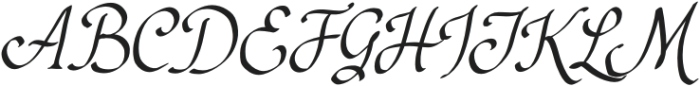 Author Desire Italic otf (400) Font UPPERCASE