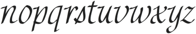 Author Desire Italic otf (400) Font LOWERCASE