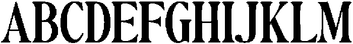Author's Special Contrast otf (400) Font UPPERCASE