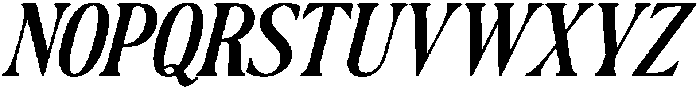 Author's Special Italic Contrast otf (400) Font UPPERCASE