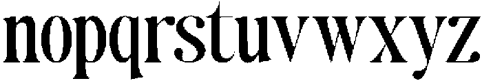 Author's Special Regular otf (400) Font LOWERCASE