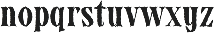 Authora Distressed otf (400) Font LOWERCASE