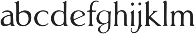 AuthorialSerif otf (400) Font LOWERCASE