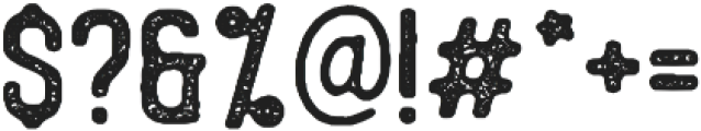 Autogate Sans Stamp otf (400) Font OTHER CHARS