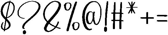 Autograph Regular otf (400) Font OTHER CHARS