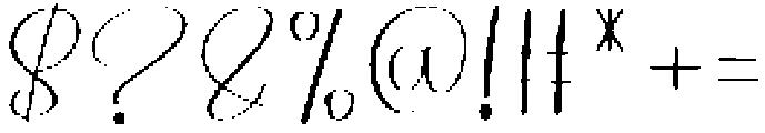 Autograph Regular otf (400) Font OTHER CHARS